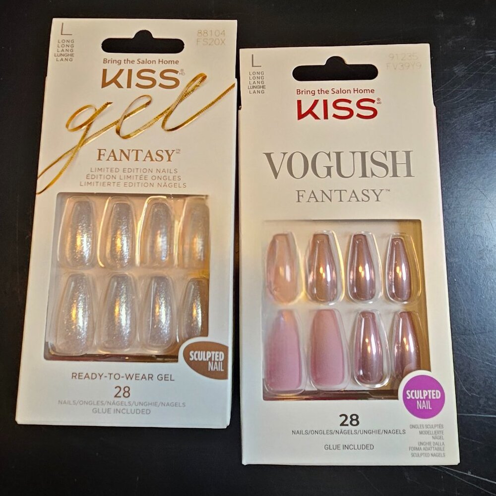 KISS Nails Press On Glue One Long Length Lot#70 NWT